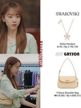 Swarovski Star Pendant Necklace in Rose Gold Tone